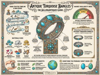 Antique Turquoise Bangles Guide Infographic