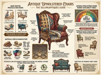 Antique Upholstered Chairs Guide Infographic