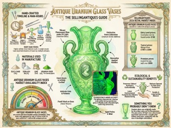Antique Uranium Glass Vases Guide Infographic
