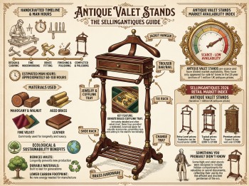 Antique Valet Stands Guide Infographic