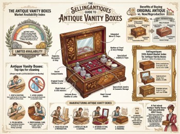 Antique Vanity Boxes Guide Infographic