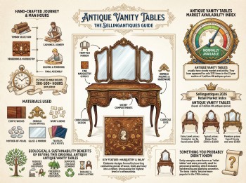 Antique Vanity Tables Guide Infographic