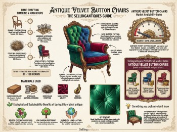 Antique Velvet Button Chairs Guide Infographic