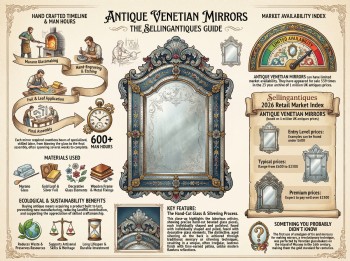 Antique Venetian Mirrors Guide Infographic