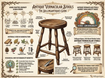 Antique Vernacular Stools Guide Infographic