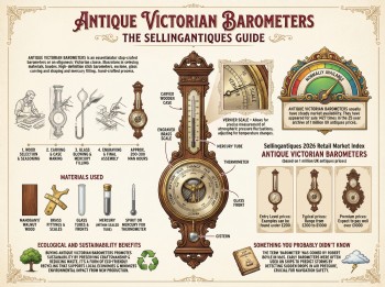Antique Victorian Barometers Guide Infographic