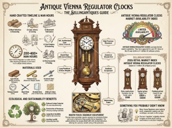 Antique Vienna Regulator Clocks Guide Infographic