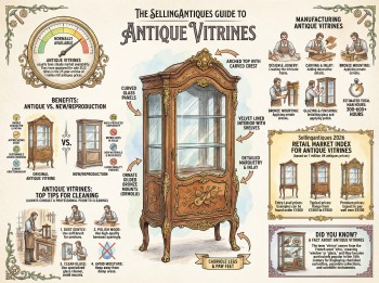 Antique Vitrines Guide Infographic