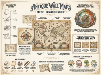 Antique Wall Maps Guide Infographic