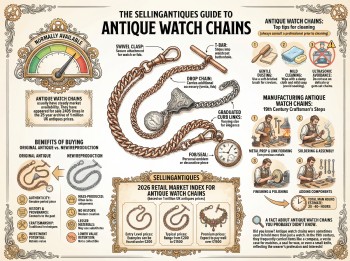 Antique Watch Chains Guide Infographic
