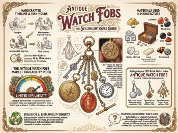 Antique Watch Fobs Guide Infographic