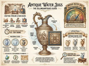 Antique Water Jugs Guide Infographic