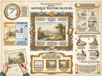 Antique Watercolours Guide Infographic