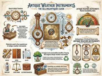 Antique Weather Instruments Guide Infographic