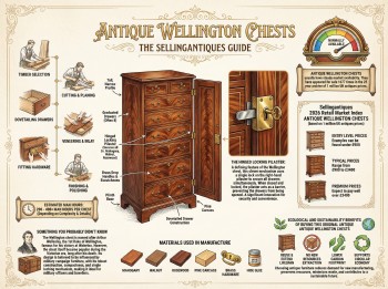 Antique Wellington Chests Guide Infographic