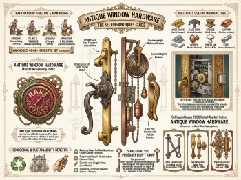 Antique Window Hardware Guide Infographic