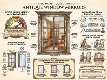 Antique Window Mirrors Guide Infographic