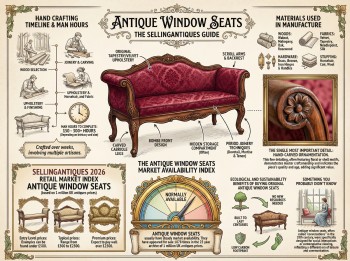 Antique Window Seats Guide Infographic