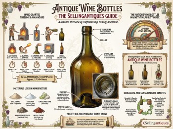 Antique Wine Bottles Guide Infographic