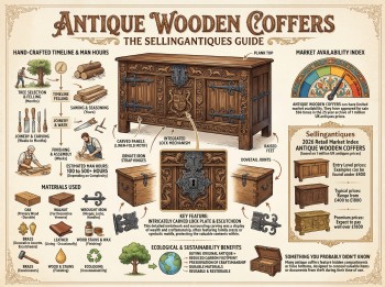 Antique Wooden Coffers Guide Infographic