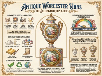 Antique Worcester Urns Guide Infographic