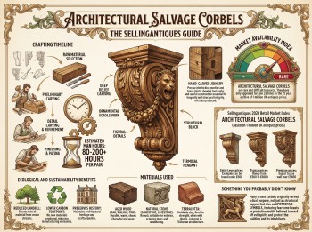 Architectural Salvage Corbels Guide Infographic