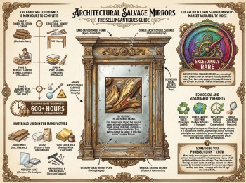 Architectural Salvage Mirrors Guide Infographic