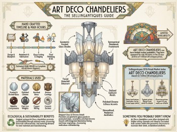Art Deco Chandeliers Guide Infographic