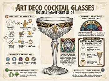 Art Deco Cocktail Glasses Guide Infographic