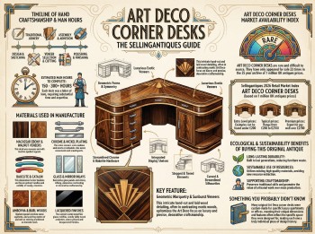 Art Deco Corner Desks Guide Infographic