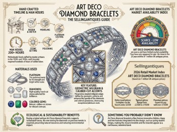 Art Deco Diamond Bracelets Guide Infographic