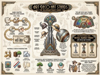 Art Deco Hat Stands Guide Infographic