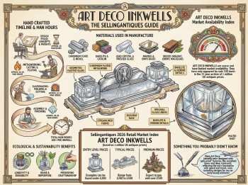 Art Deco Inkwells Guide Infographic