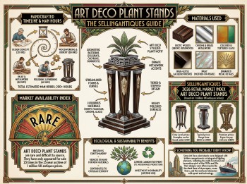 Art Deco Plant Stands Guide Infographic