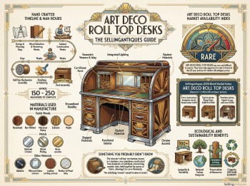 Art Deco Roll Top Desks Guide Infographic