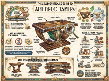 Art Deco Tables from 108 Shops