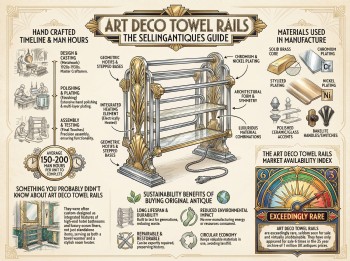 Art Deco Towel Rails Guide Infographic