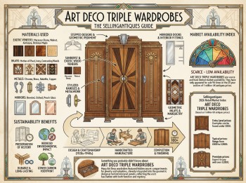 Art Deco Triple Wardrobes Guide Infographic