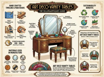 Art Deco Vanity Tables Guide Infographic