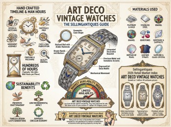 Art Deco Vintage Watches Guide Infographic