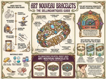 Art Nouveau Bracelets Guide Infographic