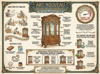 Art Nouveau Display Cabinets Guide Infographic