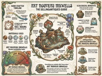 Art Nouveau Inkwells Guide Infographic