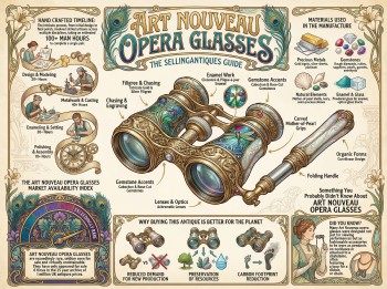 Art Nouveau Opera Glasses Guide Infographic