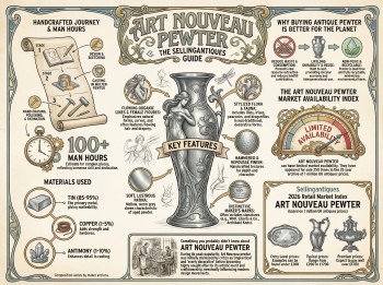 Art Nouveau Pewter Guide Infographic