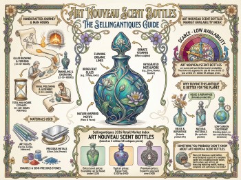 Art Nouveau Scent Bottles Guide Infographic