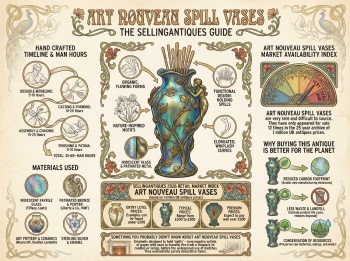 Art Nouveau Spill Vases Guide Infographic