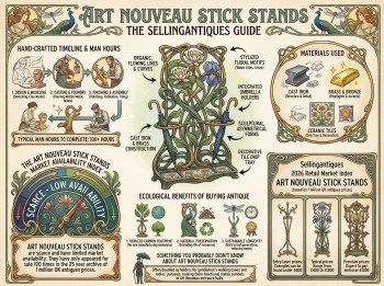 Art Nouveau Stick Stands Guide Infographic