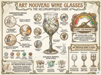Art Nouveau Wine Glasses Guide Infographic