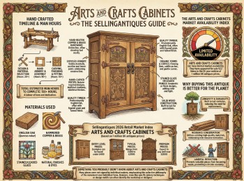 Arts And Crafts Cabinets Guide Infographic